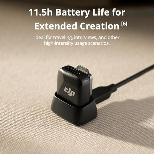 DJI Mic Mini (2 TX + 1 Mobile RX), Wireless Lavalier Microphone for iPhone 17/16/15 & Android/PC/Tablet, Plug-and-Play, 300m Transmission, Ultralight, Active Noise Cancelling, YouTube, Vlog, Streaming - style: Mic Mini (2 TX + 1 Mobile RX)
