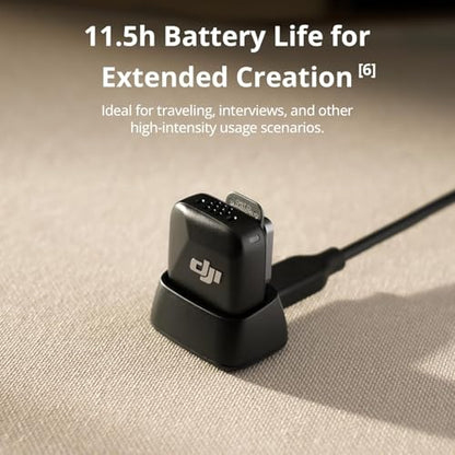 DJI Mic Mini (2 TX + 1 Mobile RX), Wireless Lavalier Microphone for iPhone 17/16/15 & Android/PC/Tablet, Plug-and-Play, 300m Transmission, Ultralight, Active Noise Cancelling, YouTube, Vlog, Streaming - style: Mic Mini (2 TX + 1 Mobile RX)