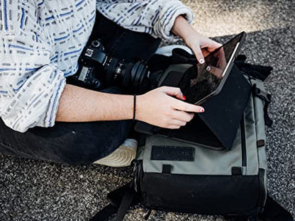 WANDRD PRVKE 21L Photography Bundle: Weather-Resistant Travel & Camera Backpack with Laptop Sleeve, Quick Side Access, Clamshell Opening – Ideal Photography & Travel Bag (Wastach Green) - color: Wasatch Green, size: PRVKE 21L, style: Photography Bundle