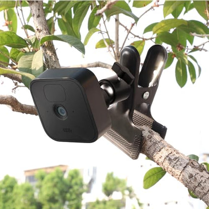 iTODOS 2 Pack Clip Clamp Mount for Blink Outdoor 4 (4th Gen)/(3rd Gen)/XT/XT2/Mini, Metal Holder, Camera Mount Attach Wherever You Like Without Tools - size: Blink Clamp Mount