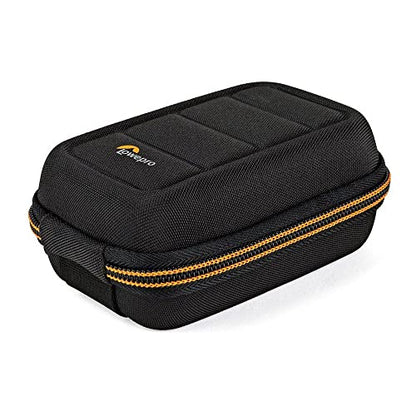 Lowepro Hardside CS 20 Case for Small CSC Cameras, Point-and-Shoot Cameras, Memory Cards & Accessories, 9.30 x 5.99 x 14.50 cm, Black - size: Hardside CS 20