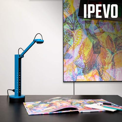 IPEVO VZ-X Wireless 4K Document Camera with EZCast Adaptor for Wireless Casting to HDMI Monitor or TV Without a PC; Wi-Fi, HDMI, and USB, Compatible with Web Conferencing Software in USB Mode - style: Wireless, USB, HDMI with EZcast adaptor