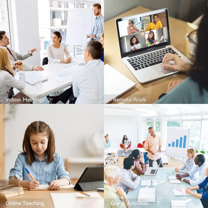 TONGVEO 4K PTZ Camera with AI-Powered Auto-Tracking & Gesture Control 5X Digital Zoom USB 3.0 120-Degree Wide-Angle PTZ Webcam for Video Conference YouTube/Teams/Zoom Meeting Live Streaming - color: Black