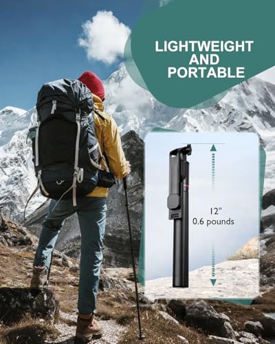 71" Phone Tripod Selfie Stick for iPhone and Android Phone, Cell Phone Tripod Stand with Wireless Remote Control