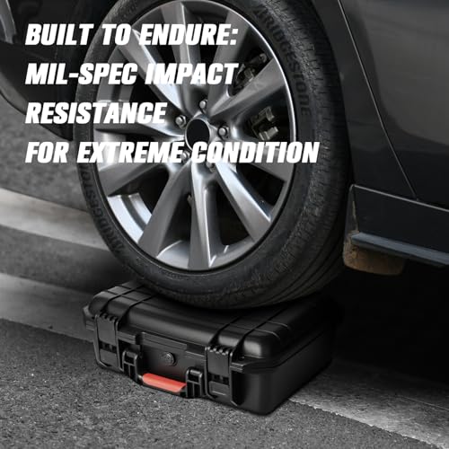 Hard Camera Case for Meeting Owl 3 – Large Capacity Travel Cases for Camera, Power Supply, Cables, Card Holder, and Meeting Accessories | Waterproof Carrying Case for Owl 4+ / 4+ Pro Conference Use