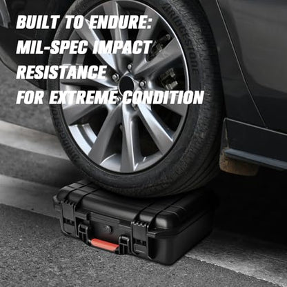 Hard Camera Case for Meeting Owl 3 – Large Capacity Travel Cases for Camera, Power Supply, Cables, Card Holder, and Meeting Accessories | Waterproof Carrying Case for Owl 4+ / 4+ Pro Conference Use