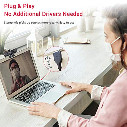 NexiGo N930P 1080P Streaming Business Webcam with Software, Microphone & Privacy Cover, AutoFocus, HD USB Web Camera, for Zoom YouTube Skype FaceTime (Renewed) - style: 1080P 30FPS Webcam