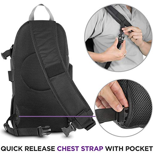 Altura Photo Camera Sling Bag DSLR - Camera Backpack for Canon, Nikon, Sony & GoPro Bag - Crossbody Camera Bag for Photographers - Camera Accessories