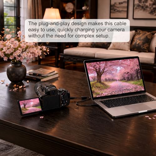 5FT USB Charging Cable Compatible with Nikon Cameras SLR, DSLR, Coolpix Models (D3300 D750 D5300 D7200 D3200 L340 L32 L22 A10 S S3700 S6500 S3500 S6600 S6300),UC-E6, UC-E16, UC-E17, UC-E23