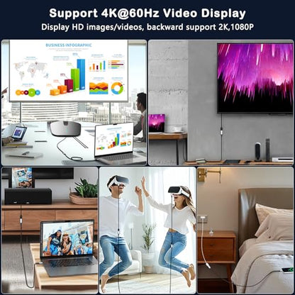 Green Jiss® USB C Extension Cable 10ft, 20Gbps/4K@60Hz, Video Heavy Duty USB3.2 Gen2 Extender Male to Female Full Function Ultra-High Speed Transfer USB Type C Extender 240W Fast Charging Cable - size: 10 FT
