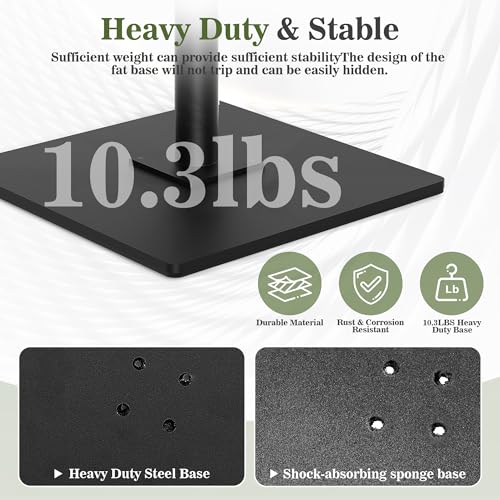 Square Backdrop Stand 6.5x10 ft, Adjustable Photo Backdrop Stand Kit, Heavy Duty Pipe and Drape Photography Background Support with Flat Metal Base for Wedding, Party, Video Studio, Birthday, Black - size: 10x6.5 ft