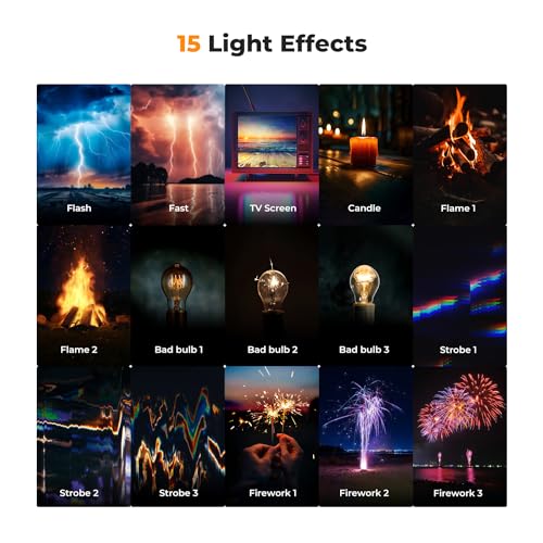 K&F CONCEPT Bi-Color LED Video Light, 2000mAh Rechargeable Portable Camera Lights, CRI 96+, 2500K-9900K, 15 Light Effects, Photography Lighting for Vlogging, Selfie, Black - color: Black