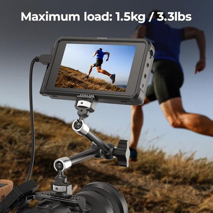 SMALLRIG 11'' Magic Arm with 1/4"-20 Screws & Spring-Loaded Pins, 1.5kg Load Capacity, 360° Dual Ball Head, Non-Slip Design for Cameras/Lights/Monitors/Mics/Phones – 5309 - style: 1-Pack (Upgraded Version)