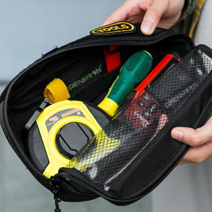 OPENMOON Translucent Storage Electronics & Camera Accessories Pouch - Cable Organizer Gear Accessories Pouch Travel Camera Essentials - S thick version - size: S