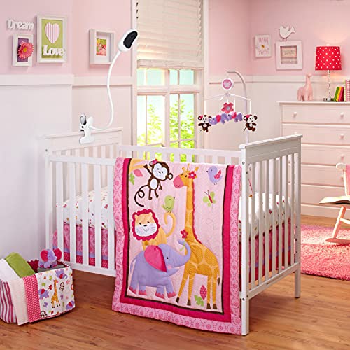 Flexible Clip Mount Compatible with Owlet, Motorola and Other Baby Monitor Camera with 1/4 Threaded Hole Without Tools or Wall Damage - White
