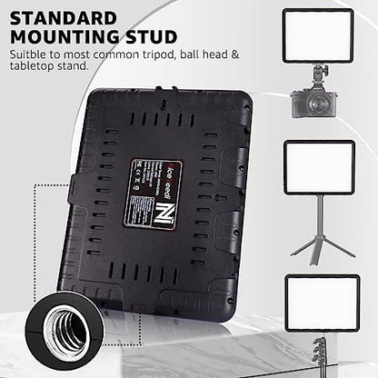 NiceVeedi 15w Photography Lighting Panel, 2800-6500K Dimmable Studio Light, USB Powered Video Lighting for Video Recording/Photography/Tiktok/Streaming/Content Creat