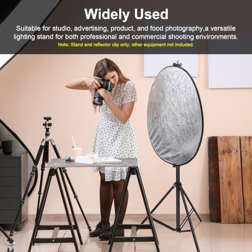 LINCO Lincostore 90“ / 7.5ft Studio Photography Photo Light Stand/Reflector Panel Stand with Reflector Holder