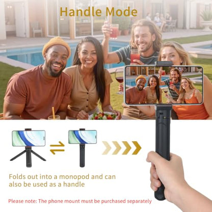 UTEBIT Extendable Mini Camera Tripod 2-Level Height Adjustable Universal Small Table Tripod with 1/4 Inch Screw Lightweight Foldable Compact Tabletop Stand for Video Photography Live Streaming