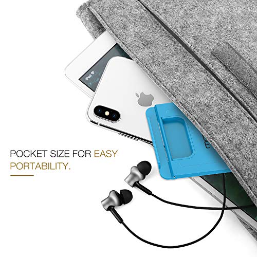 MoKo 2PCS Phone/Tablet Stand, Desktop Holder for 4-11" Device, Fit with iPhone 17/17 Air/17 Pro/17 Pro Max, iPhone 16/Pro/Pro Max/Plus, iPhone 15/Pro/Pro Max/Plus, iPhone 14/Pro/Pro Max/Plus - color: White + Blue