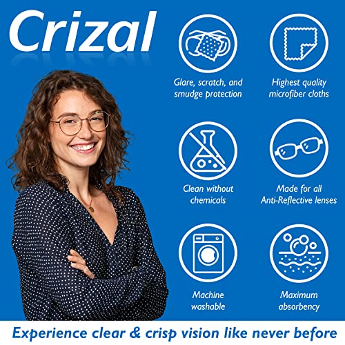 Crizal Eyeglass Lens Cleaning Kit – 1 Pack (2oz Spray + Microfiber Cloth) – Designed & Tested for AR-Coated Lenses – Complete Lens Care System - color: 2oz Spray W/Cloth, 1 Pack