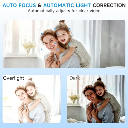 AOC White 4k Webcam for PC with Microphone, Computer Camera with Noise Cancellation, Privacy Cover, 99° FOV, Plug & Play USB Webcam for Streaming, Conferencing, Zoom, Skype, Facetime - color: white