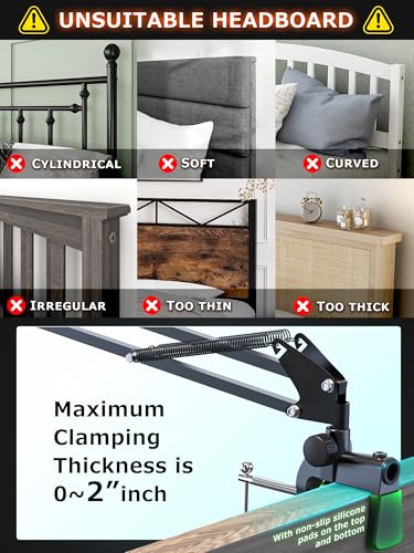 CACENCAN Foldable Tablet Stand, Tablet Stand Adjustable for Bed,Universal Flexible Tablet Holder with 360 Degree Rotation for iPad/iPhoneX/iPad Pro/N-Switch,or Other 4.5~12.9 Inches Devices - color: Black