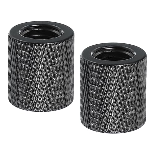 PATIKIL Tripod Screw Adapter 1/4" Female to M10 Male, 2 Pcs Tripod Nut Connectors Camera Mount Screw Camera Double Head Converter for Microphone Holder Magic Arms Accessories, 18 mm - size: 1/4" Female to M10 Male,18 mm