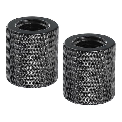 PATIKIL Tripod Screw Adapter 1/4" Female to M10 Male, 2 Pcs Tripod Nut Connectors Camera Mount Screw Camera Double Head Converter for Microphone Holder Magic Arms Accessories, 18 mm - size: 1/4" Female to M10 Male,18 mm