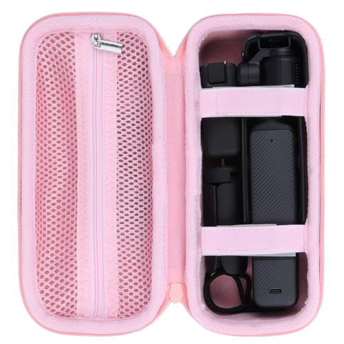 Storage Case Compatible with DJI Osmo Pocket 3 Creator Combo Vlogging Cameras (Pink Case) - color: Pink Case