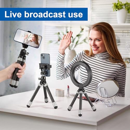 LEOFOTO Carbon Fiber Small Tabletop Travel Tripod, Weight 160g/0.35lb, Maxload 5kg/11lb, Lightweight Tripod Stand, 1/4" Inch Screw, for Camera/Phone Holder/Projector, MT-02C Long Version (MT-02CL) - size: MT-02CL Long Version
