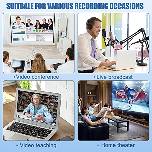 Guermok Video Capture Card, 4K USB3.0 HDMI to USB C Capture Card for Streaming, 1080P 60FPS, Compatible with iPad Mac OS Windows, Quest 3, OBS, PS5/4, Switch2/1, Xbox, Camera (Silver) - color: Silver