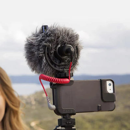 3.5mm TRS to TRRS Microphone Patch Cable Mic Cord Compatible with iPhone, Smartphone, Tablets for Rode SC7, VideoMic, VideoMicro Go, BOYA & Other External Mic (Please Read Details/Instruction Below)