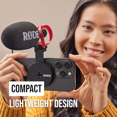 RØDE Magnetic Mount Smartphone Accessory Mount With Cold Shoe Slots and a 1/4-inch Thread (MagSafe Compatible)