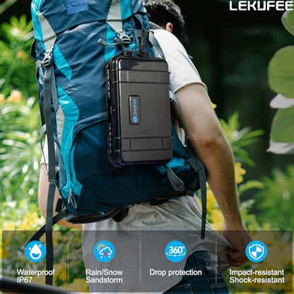 Lekufee Travel Waterproof Hard Case for Insta360 GO 3S / 3, Action Camera, Vlogging Camera and Accessories(Case Only)