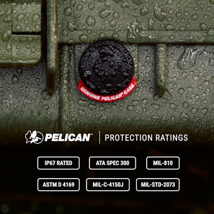 Pelican 1200 Case With Foam (Black) - color: Black