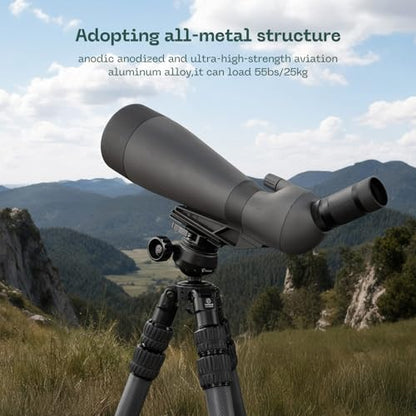FANAUE 60mm Tripod Ball Head Compatible with Arca Quick Release Plate,Quick Locking, Professional Aluminum Ball Head - IN-60T