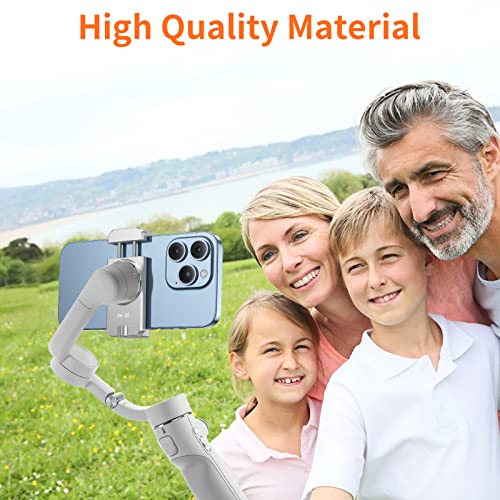 UURIG Magnetic Cell Phone Clamp for DJI OM, Phone Tripod Mount, Handheld Gimbals Magnetic Ring Holder for DJI OSMO Mobile 8/7/7P/6,OM 5/OM 4/OM 4 SE Accessories