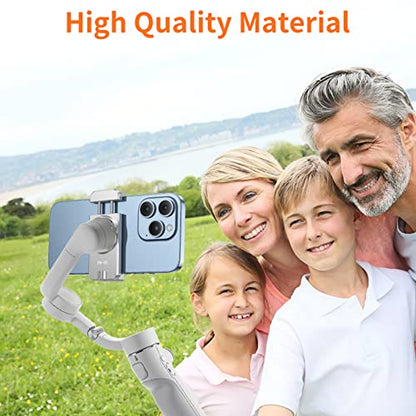 UURIG Magnetic Cell Phone Clamp for DJI OM, Phone Tripod Mount, Handheld Gimbals Magnetic Ring Holder for DJI OSMO Mobile 8/7/7P/6,OM 5/OM 4/OM 4 SE Accessories