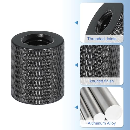 PATIKIL Tripod Screw Adapter 1/4" Female to 3/8" Female, 4 Pcs Tripod Nut Connectors Camera Mount Screw Camera Double Head Converter for Microphone Holder Magic Arms Accessories, 18 mm - size: 1/4" Female to 3/8" Female,18 mm