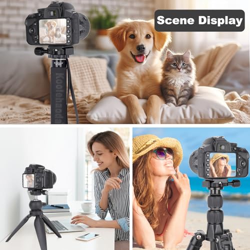 koolehaoda Aluminum Quick Release Plate & Clamp, Arca Swiss Standard | QR Plate Clamp for Tripod Ball Head Monopod L Bracket, Universal Fit, Lightweight Aluminum Alloy Camera Mount