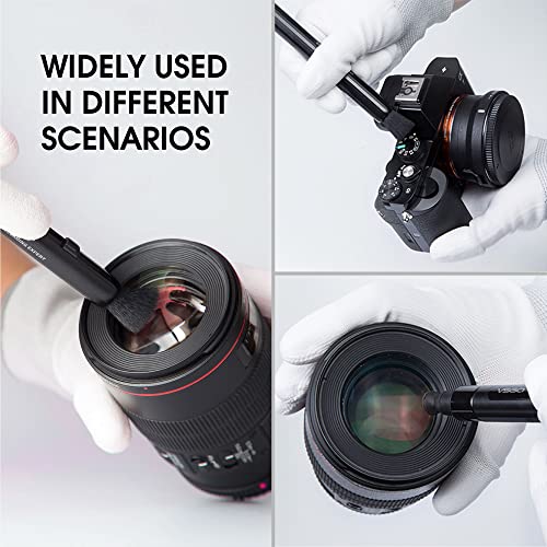 VSGO Lens Cleaning Pen with Power Switch – Compatible with Canon, Nikon, Sony Cameras, Binoculars, and AR/VR Glasses – Includes 2 Replaceable Carbon Tips (V-P03E)