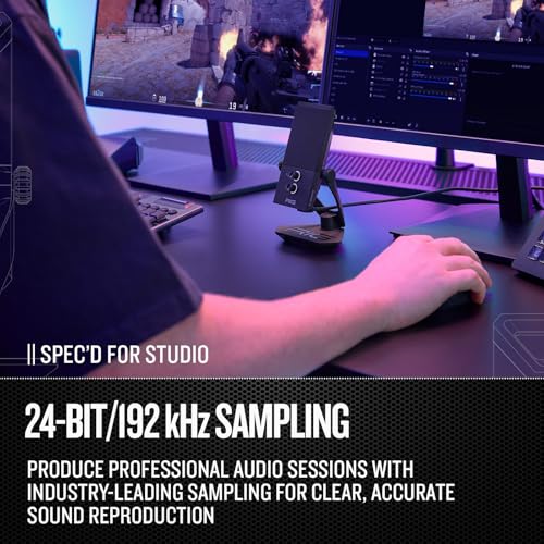 RIG M2 STREAMSTAR PRO HD USB Condenser Microphone | For PC streaming, podcasting, broadcasting, gaming - Plug and Play - 24-bit / 192kHz audio - On-Board Controls