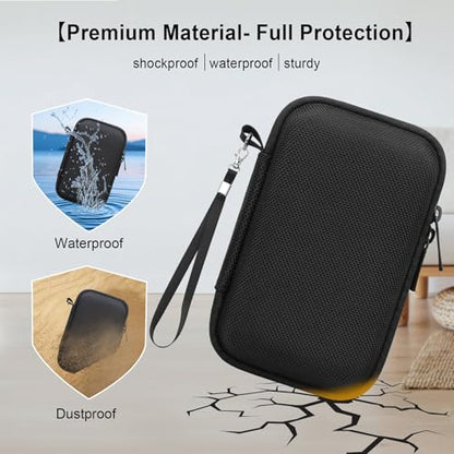 Case for Sony ZV-1F/ ZV-1/ ZV-1 II/Sony RX100 VII/ RX100 III Digital Camera | Sony ZV-1F/ ZV-1/ ZV-1 II/ RX100 VII Digital Camera Carrying Case, Hard Travel Protective Bag, Pocket fits Accessories, Black - color: Black