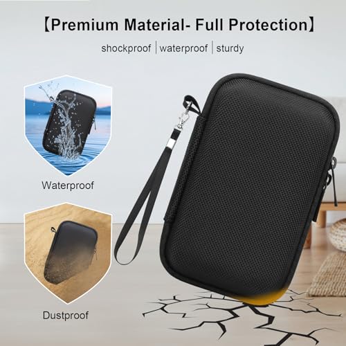 Case for Sony ZV-1F/ ZV-1/ ZV-1 II/Sony RX100 VII/ RX100 III Digital Camera | Sony ZV-1F/ ZV-1/ ZV-1 II/ RX100 VII Digital Camera Carrying Case, Protective Bag, Pocket fits Accessories, Black+ Black - color: Black+Internal black