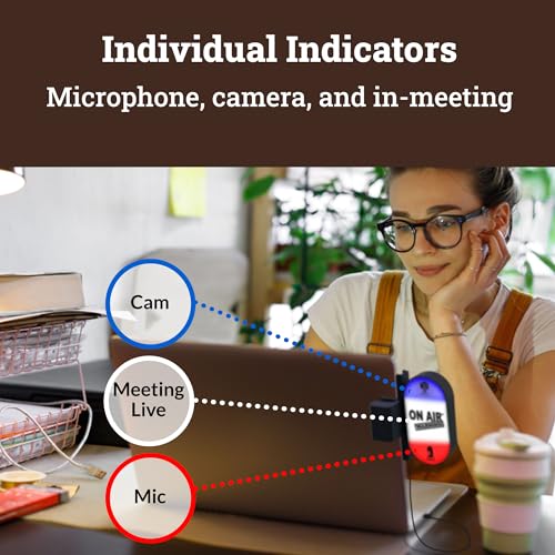 Busy Light for The Office, Zoom, Streams Meet, Webex, etc., Mac & PC - style: Vertical