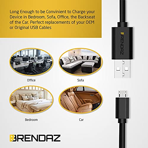 BRENDAZ 15-Ft USB 2.0 Type A Male to Micro Type B Male Cable Compatible with Nikon UC-E20 Cable and w/ D3500, D5600, D7500 DSLR and Z 50 Mirrorless Digital Camera (15-Feet)