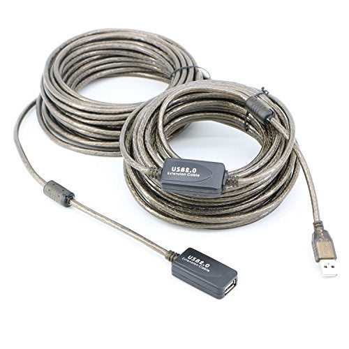 USB 2.0 A Male to A Female Extension Cable High Speed 480 Mbps (60 Feet) - size: 60 Feet