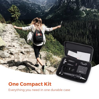 NearStream VK10 Vlogging Kit for Smartphone With Fill Light, Microphone, Phone Mount, Tripod, Bluetooth Remote Control - Content Creator or YouTube Starter Kit for Streaming