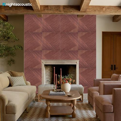 8Pack Acoustic Wall Panels, Wood-Pattern Art Sound Proof Foam Panels For Walls, Decorative Acoustic Panels Sound Absorbing, Self-Adhesive Sound Dampening Panels For Studio Home, 23.62 X 23.62 Inches - size: Extra Large 8Packs Timber Spiral