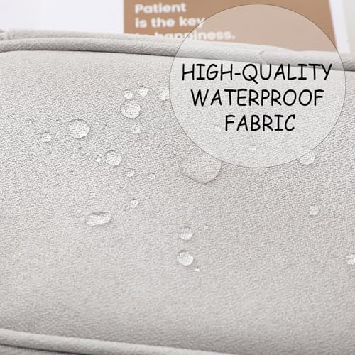 Electronic Organizer Travel Cable Accessories Bag, Electronic Organizer Case, Electronic Accessories Organizer Bag, Double-Layer Space Black